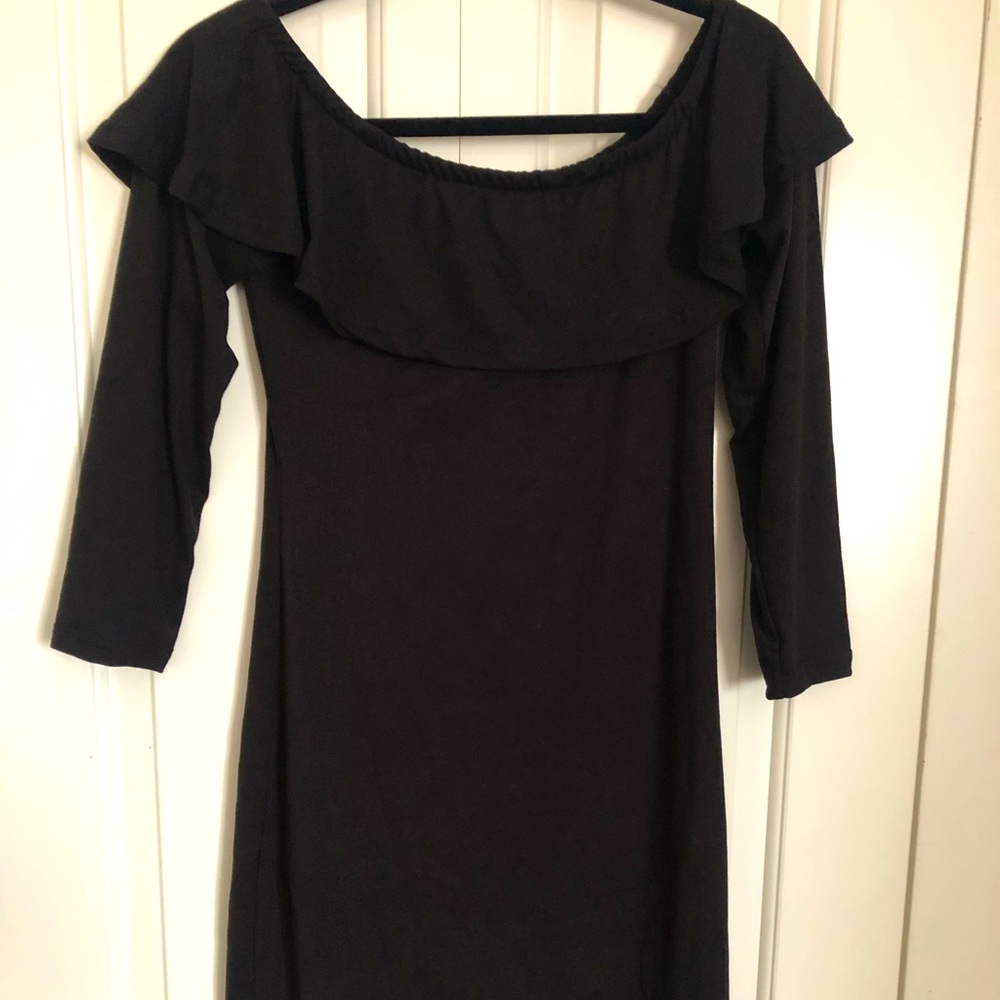 Off Shoulder Ruffle Dress